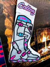 Load image into Gallery viewer, Pink/Blue Camo Motocross Boot Stockings
