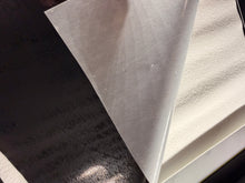 Load image into Gallery viewer, Black double side iron on adhesive 12x15 inch sheet
