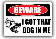 Dog In Me (Serious)  Butt Patch